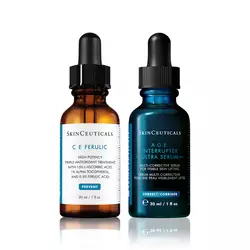 C E Ferulic Serum and A.G.E. Serum Virtual Bundle