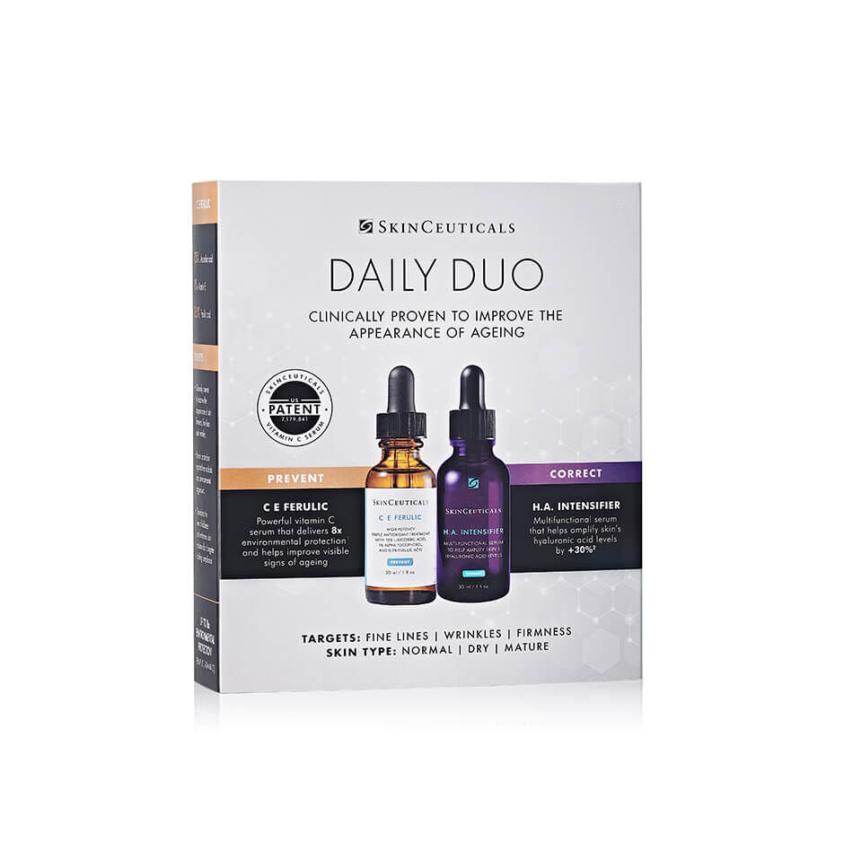 Daily Duo [C E Ferulic + H.A. Intensifier] for Normal, Dry and Mature Skin