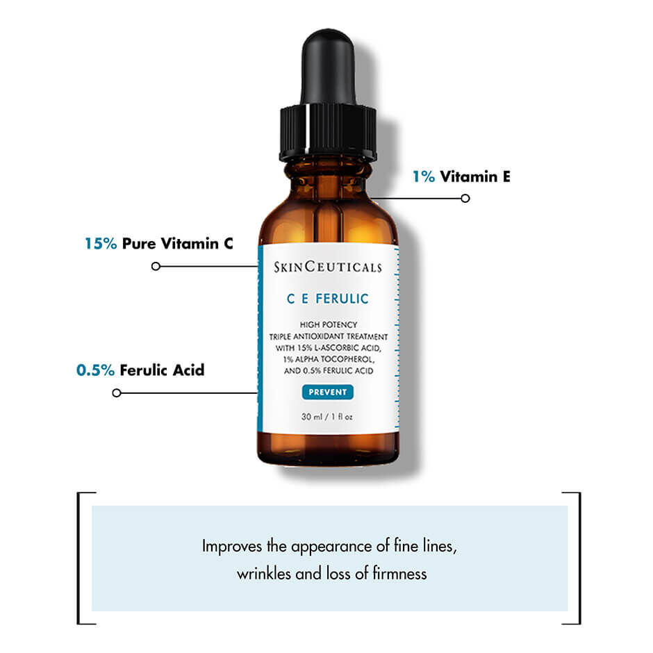 Daily Duo [C E Ferulic + H.A. Intensifier] for Normal, Dry and Mature Skin