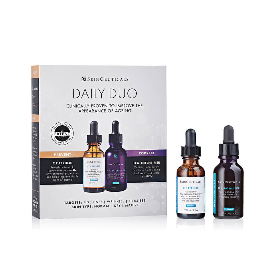 Daily Duo [C E Ferulic + H.A. Intensifier] for Normal, Dry and Mature Skin