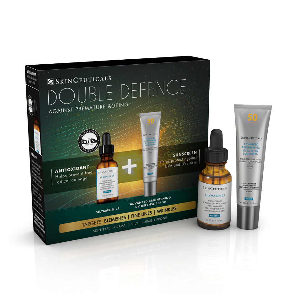  Double Defence Silymarin CF Kit for Oily and Blemish-Prone Skin