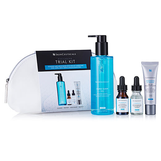 Trial kit for oily/combination skin