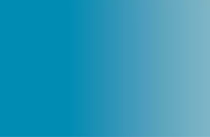 A clear dropper bottle of a skin serum set against a smooth blue gradient background.