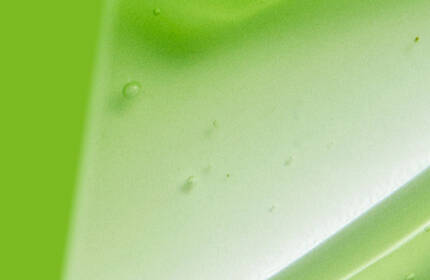 A smooth gradient background featuring vibrant shades of green, with a subtle wave of lighter green texture.